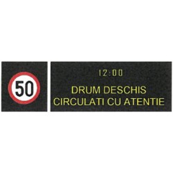 Panou VMS de ruta - Tip 1 - 8650x2400 - Full matrix & full color & full programabil Panou VMS de ruta - Tip 1 - 8650x2400 - Full matrix & full color & full programabil